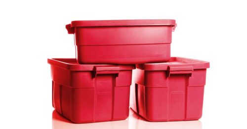 It’s better to use plastic containers or moving boxes